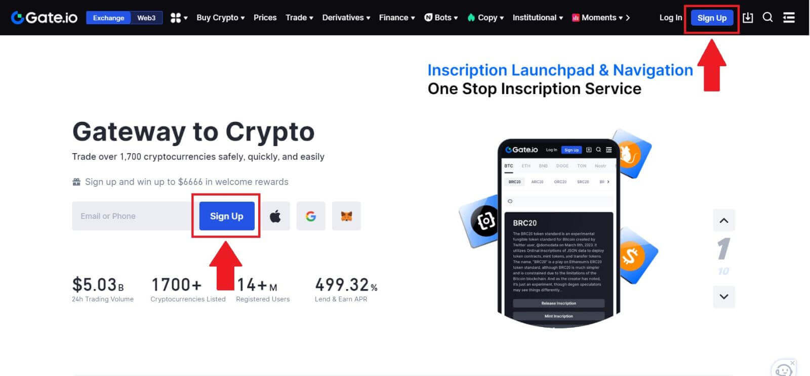 कसरी दर्ता गर्ने र Gate.io मा खाता लगइन गर्ने