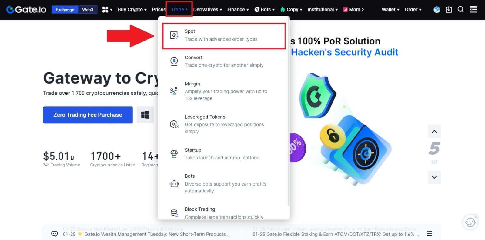 Gate.io இல் கிரிப்டோவைப் பதிவுசெய்து வர்த்தகம் செய்வது எப்படி Gate.io இல் கிரிப்டோவைப் பதிவுசெய்து வர்த்தகம் செய்வது எப்படி